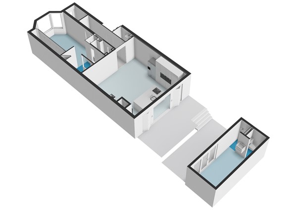 Floor plan - Eemsstraat 21H, 1079 TC Amsterdam 